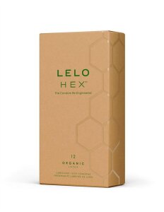 Презервативи LELO HEX Condoms Organic 12 Pack, тонкі та суперміцні