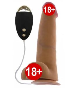 Вібратор на присосці EGZO Ciberskin DVR001 ( 20 см х 4,5 см )