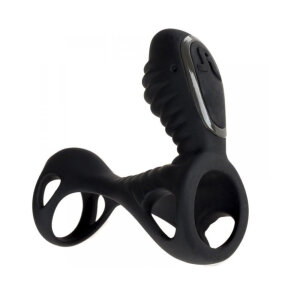 Ерекційне кільце з 2 моторами Adrien Lastic Gladiator F чорне