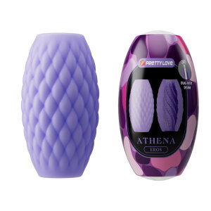 Мастурбатор яйце PRETTY LOVE Athena Eros фіолет, 7.6 х 4.2 см