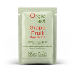ПРОБНИК/Масажна олія Orgie BIO GRAPEFRUIT з ароматом грейпфрукта, 2 мл