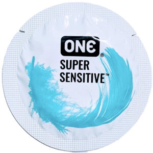 Набір ультратонких презервативів One Super Sensitive із дизайном у вигляді пера (ціна за 5 шт.)
