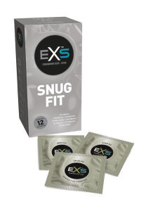 Презервативи EXS SNUG FIT щільно прилеглі, веганські (ціна за пачку, 12 шт.)