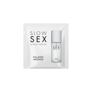 Пробник силіконового гелю для масажу всього тіла Bijoux Indiscrets Slow Sex Full body massage