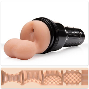 Мастурбатор анус з мошонкою, з кібершкіри Fleshlight Light FleshSack, бежевий