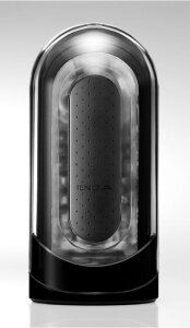 Мастурбатор TENGA Zero Flip Gravity з вібрацією, чорний