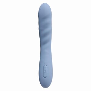 Смарт-вібратор з пульсацією Svakom Ava Neo Cornflower Blue, 15 режимів роботи, водонепроникний