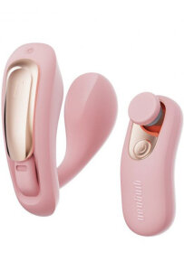 Вібратор в трусики з дистанційним керуванням Qingnan No.6 Wireless Control Beige, рожевий