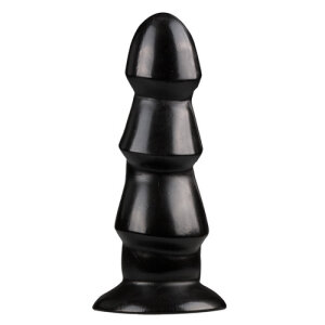 Анальний плаг для фістингу All Black AB40 12 см х 6 см, чорний