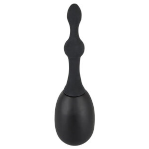 Анальний душ із медичного силікону Black Velvets Douche, чорний, Small