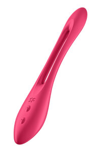 Універсальний вібратор (ерекційне кільце), що гнеться Satisfyer Elastic Joy червоний