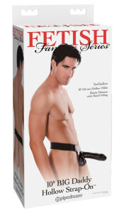 Фаллопротез реалістичний Pipedream Fetish Fantasy Series на кільцевому кріпленні, чорний