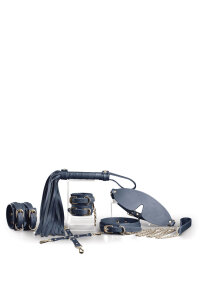 Набір для BDSM 6 предметів BONDAGE COUTURE 6 PIECE KIT BLUE
