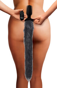 Анальна пробка хвостик із вібрацією Tailz Vibrating Anal Plug With Tail - Fox