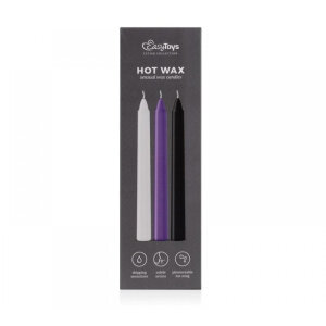 Набір свічок низькотемпературних 3 шт Sensual Hot Wax Candlesм