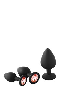 Набір анальних пробок Dream Toys Fantasstic Red Stone