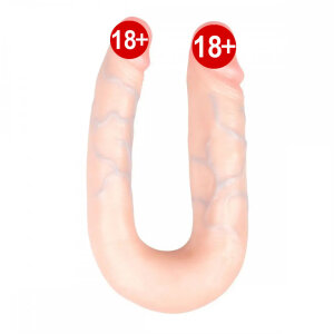 Двосторонній реалістичний фалоімітатор EasyToys Duo Dildo 17cm
