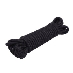 Мотузка для бондажу та шибарі Chisa Hi-Basic Mini Silk Rope Cotton чорна, 10 м