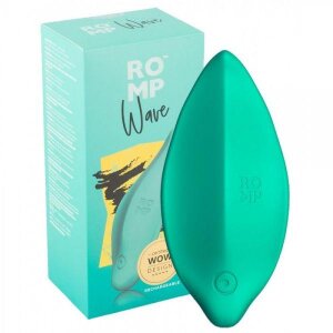 Вібратор кліторальний для трусиків Romp Wave зелений