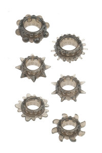 Набір ерекційних кілець Dream Toys MenzStuff Ring Set чорні