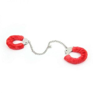 Наручники Roomfun Metal Handcuff With A Long Chain, Red