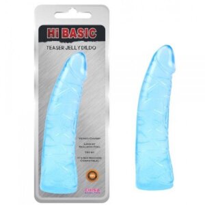 Фалоімітатор Teaser Jelly Dildo-Blue, Синий, Розмір упаковки ： 28 * 11,5 * 6 см