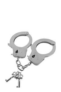 Металеві наручники Guilty Pleasures Metal Handcuffs, сріблястий