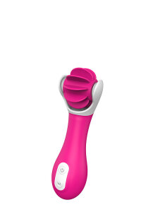 Вібратор для клітора з системою Dream Toys, що обертається, рожевий