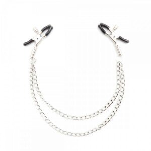 F61313 Затискачі для сосків з подвійним ланцюжком Loveshop Double Chain