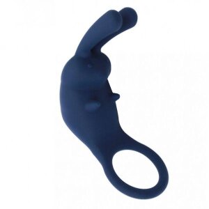 Ерекційне кільце-кролик Chisa Bunny Ring, синій
