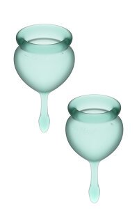 T360103 менструальні чаші SATISFYER FEEL GOOD MENSTRUAL CUP GREEN