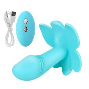Вібратор під трусики Oberon на пульті з USB зарядкою