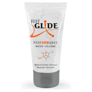 Мастило інтимне гібридне Just Glide Performance 50 мл л л ллурикант вагінальний