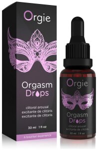Краплі збуджуючі на клітор Orgie Orgasm Drops Gel Intimo 30ml зволожуючі