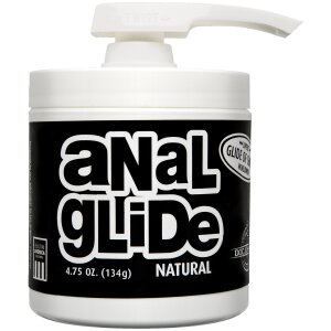 Анальна змазка на олійній основі Doc Johnson Anal Glide Natural (127 г) тривале ковзання