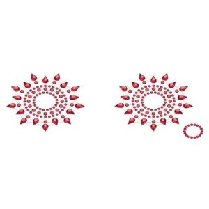 Пестис із кристалів Petits Joujoux Gloria set of 2 - Red, прикраса на груди