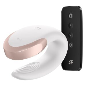 Смарт-вібратор для пар Satisfyer Double Love (White) SO4928