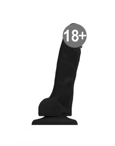 Реалістичний фалоімітатор Strap-On-Me SOFT REALISTIC DILDO Black - Size S