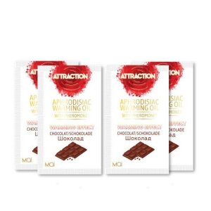 Пробник масажної олії з феромонами MAI PHEROMON MASSAGE OIL CHOCOLATE (10 мл)