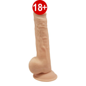 Фалоімітатор SilexD Kevin Flesh (MODEL 1 size 9.5in), двошаровий, силікон + Silexpan, діаметр 4,5 см