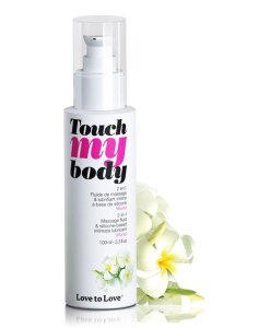 Масажний гель і змазка 2в1 Love To Love TOUCH MY BODY Monoi (100 мл) зволожувальний