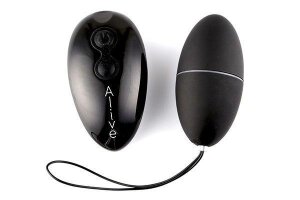Віброяйце Alive Magic Egg 2.0 Black з пультом ДУ, на батарейках AL40539