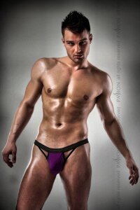 Чоловічі труси Passion 006 SLIP viole XXL/XXXL