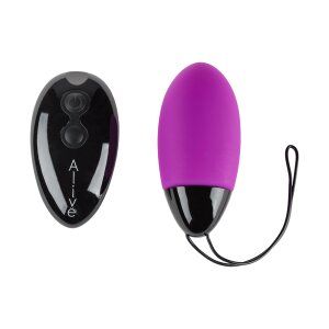 Потужне віброяйце Alive Magic Egg MAX Violet з пультом ДУ, потужне AL40623