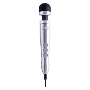 Вібромасажер DOXY Die Cast 3 Silver (Satin), дуже потужний, живлення 220В, металевий корпус