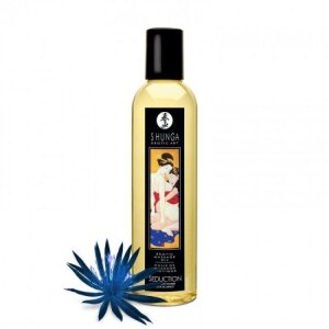 Масажна олія Shunga Seduction - Midnight Flower (250 мл) натуральне зволожувальне масло Shunga Seduction - Midnight Flower (250 мл