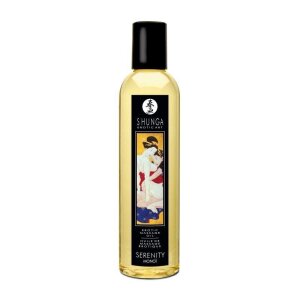 Масажна олія Shunga Serenity - Monoi (250 мл) натуральна зволожувальна