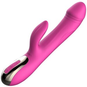 Вібратор-пульсатор Leten Automatical Thrusting Vibrator з підігрівом, перезаряджається, 10 режимів