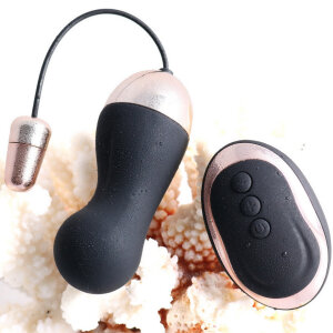 Віброяйце вібратор на пульті з USB-зарядкою Jump Egg Original Чорний