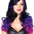 Перука Leg Avenue Allure Multi Color Black/Purple